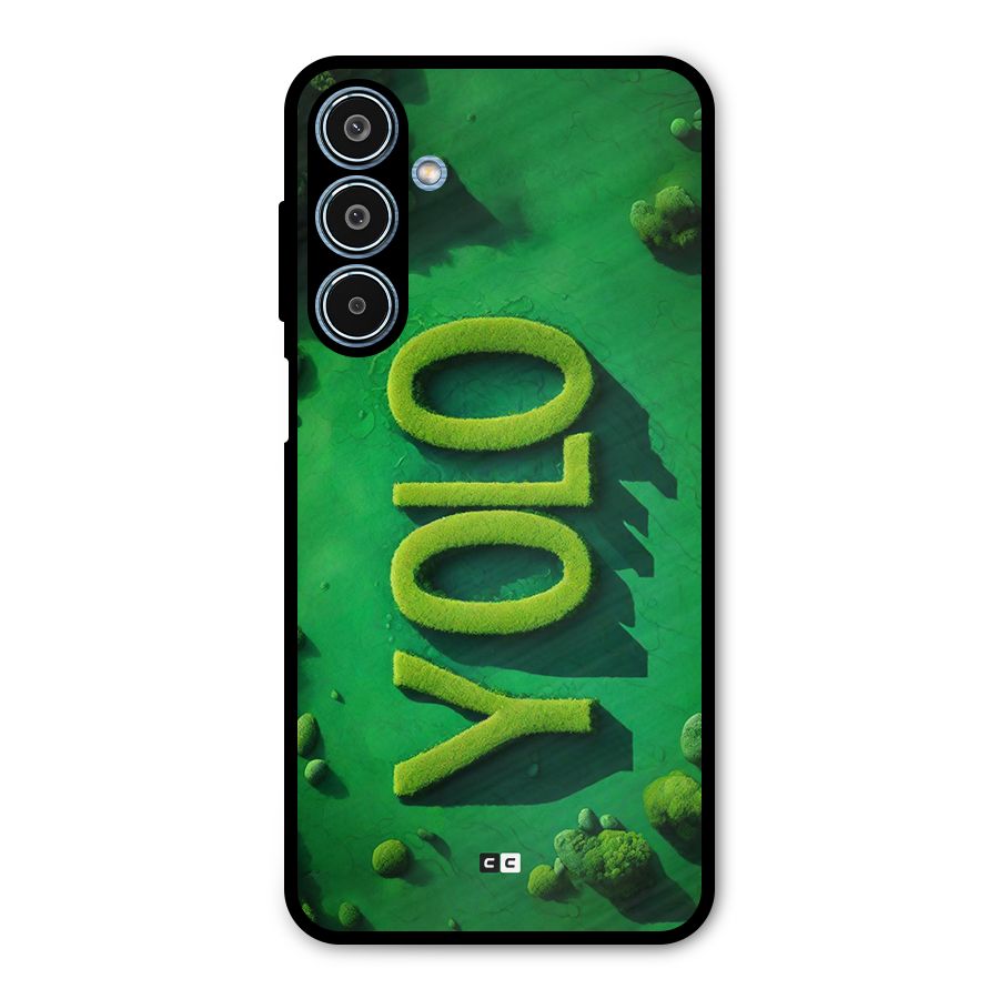 Nature Yolo Metal Back Case for Galaxy M35