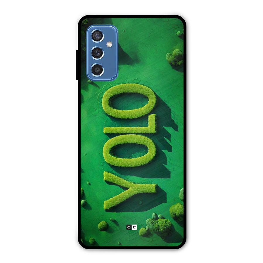 Nature Yolo Metal Back Case for Galaxy M52 5G