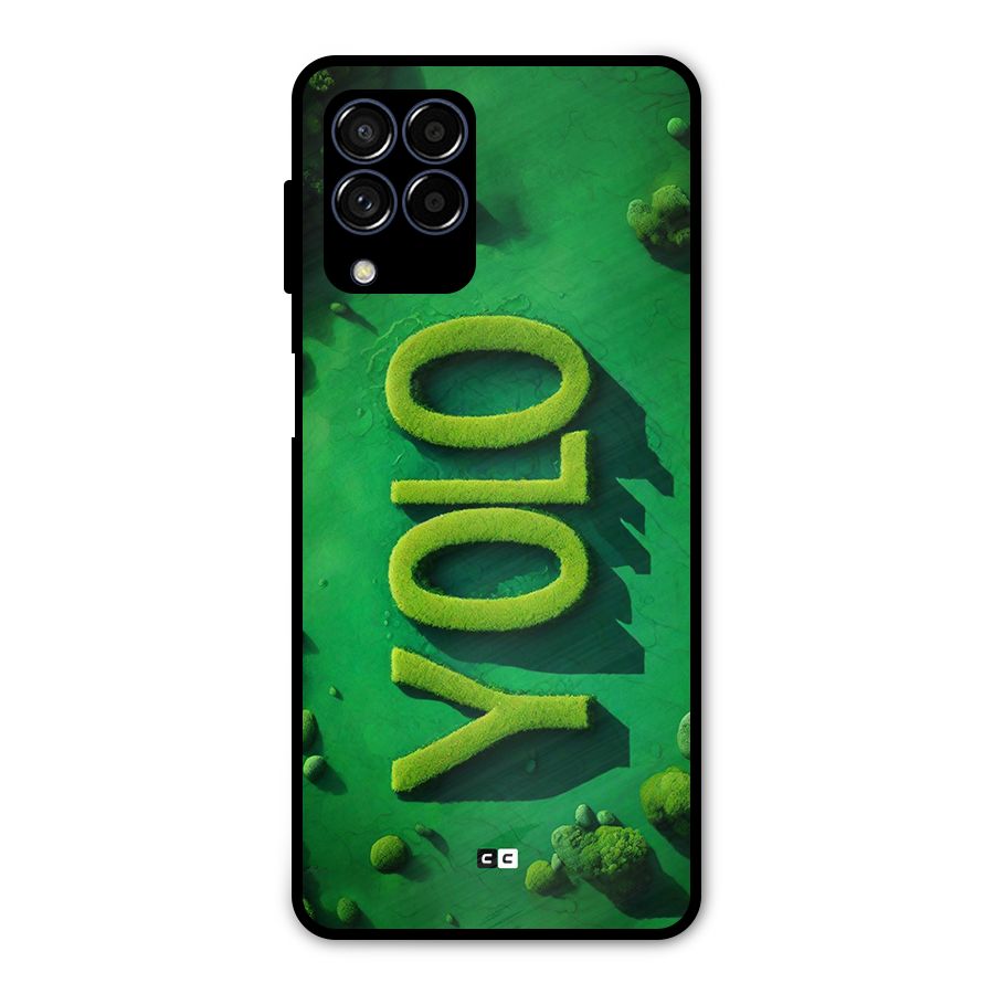 Nature Yolo Metal Back Case for Galaxy M53 5G