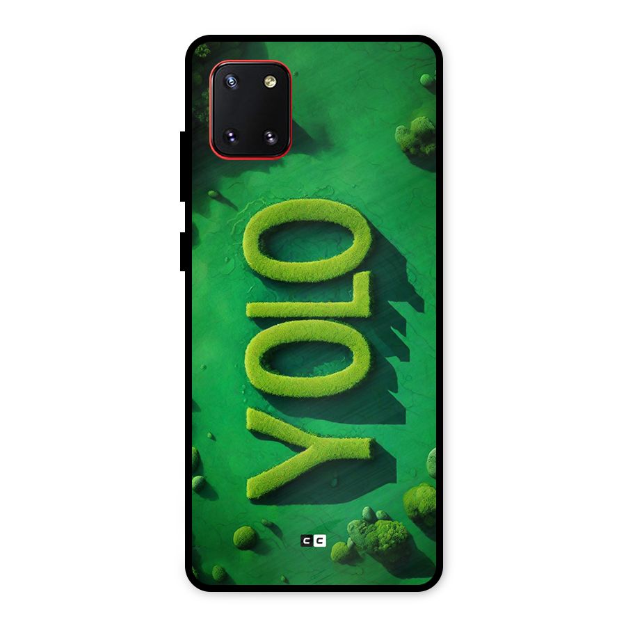 Nature Yolo Metal Back Case for Galaxy Note 10 Lite