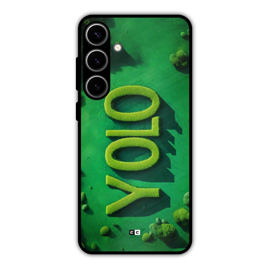Nature Yolo Metal Back Case for Galaxy S24 Plus