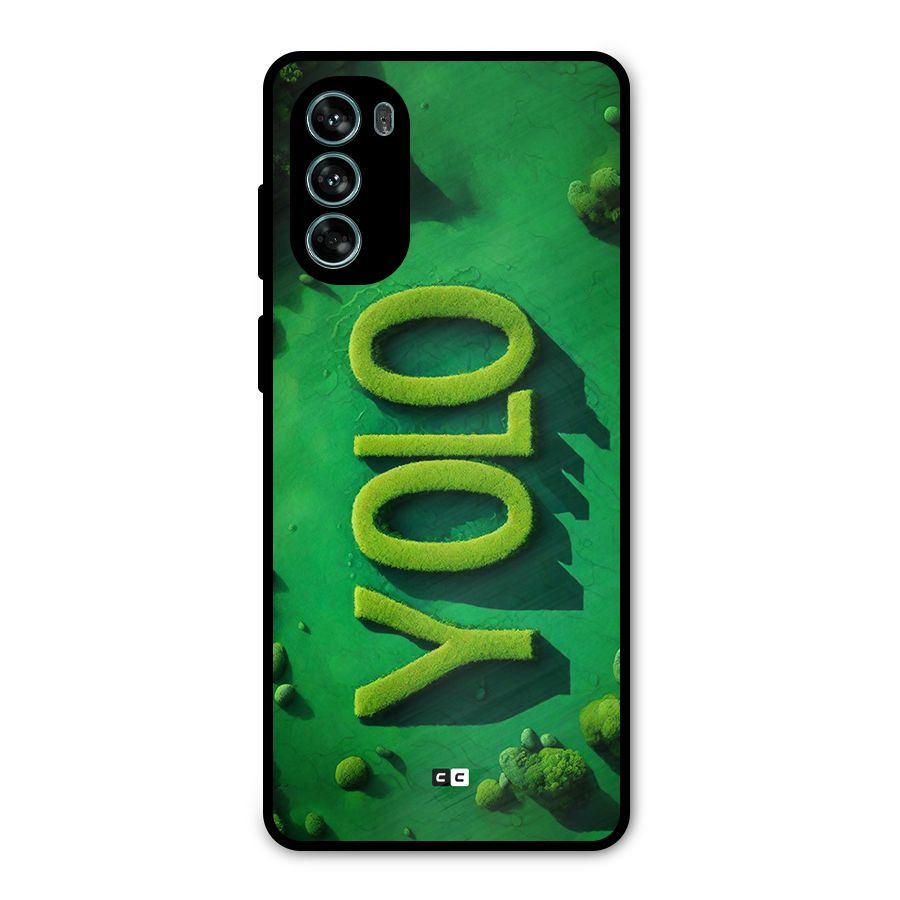 Nature Yolo Metal Back Case for Moto G62