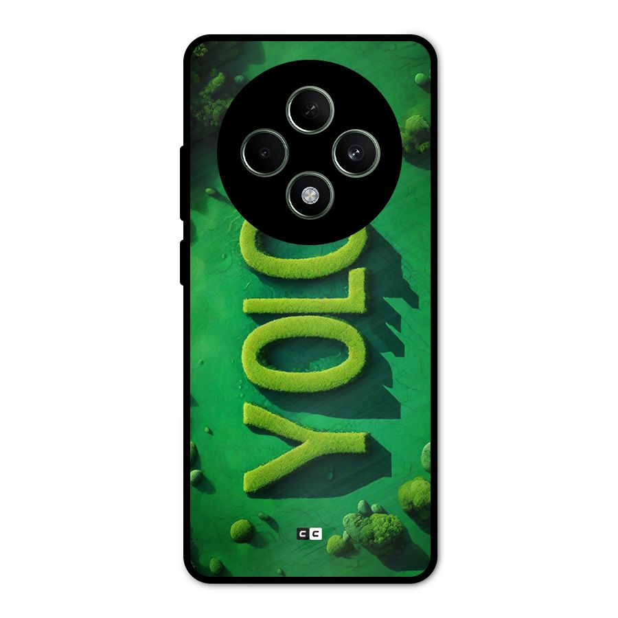 Nature Yolo Metal Back Case for Oppo F27