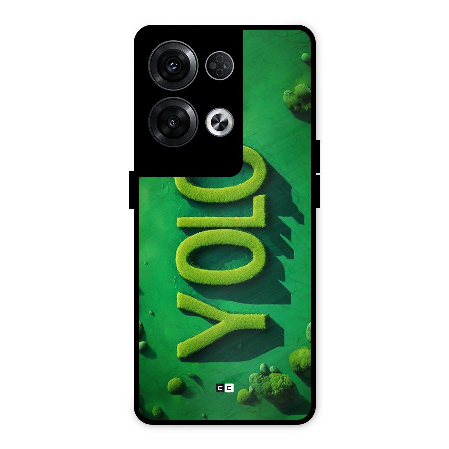 Nature Yolo Metal Back Case for Oppo Reno8 Pro 5G