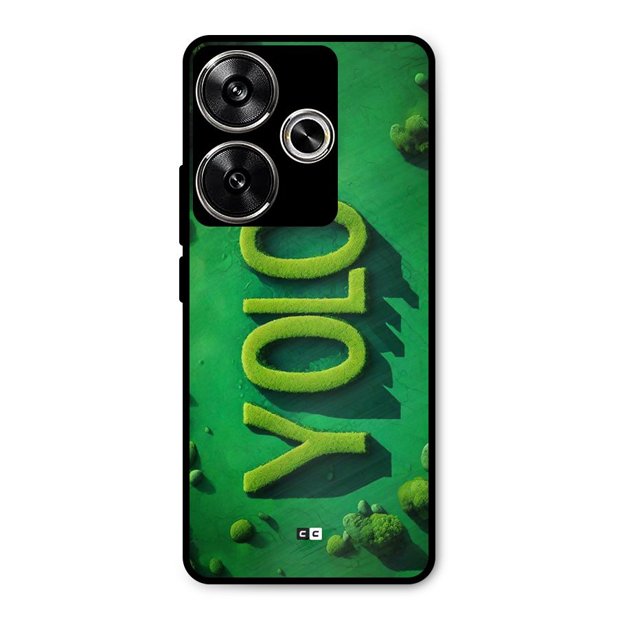 Nature Yolo Metal Back Case for Poco F6