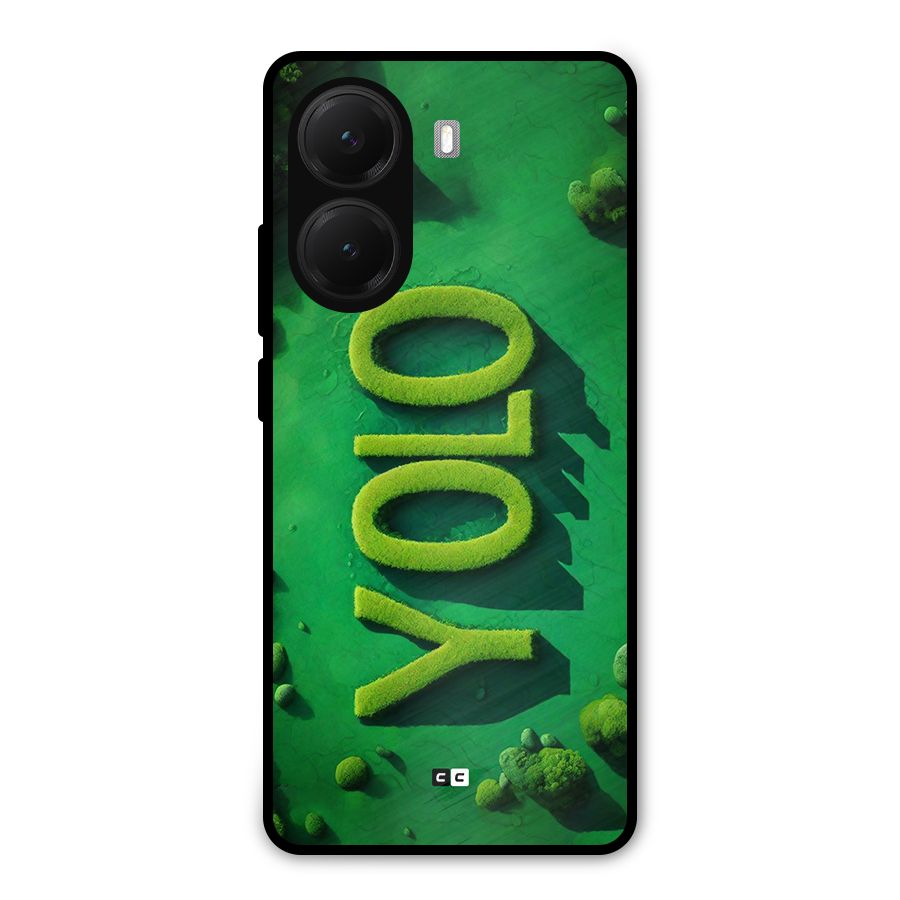 Nature Yolo Metal Back Case for Poco X7 Pro
