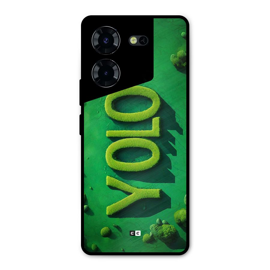 Nature Yolo Metal Back Case for Tecno Pova 5 Pro 5G