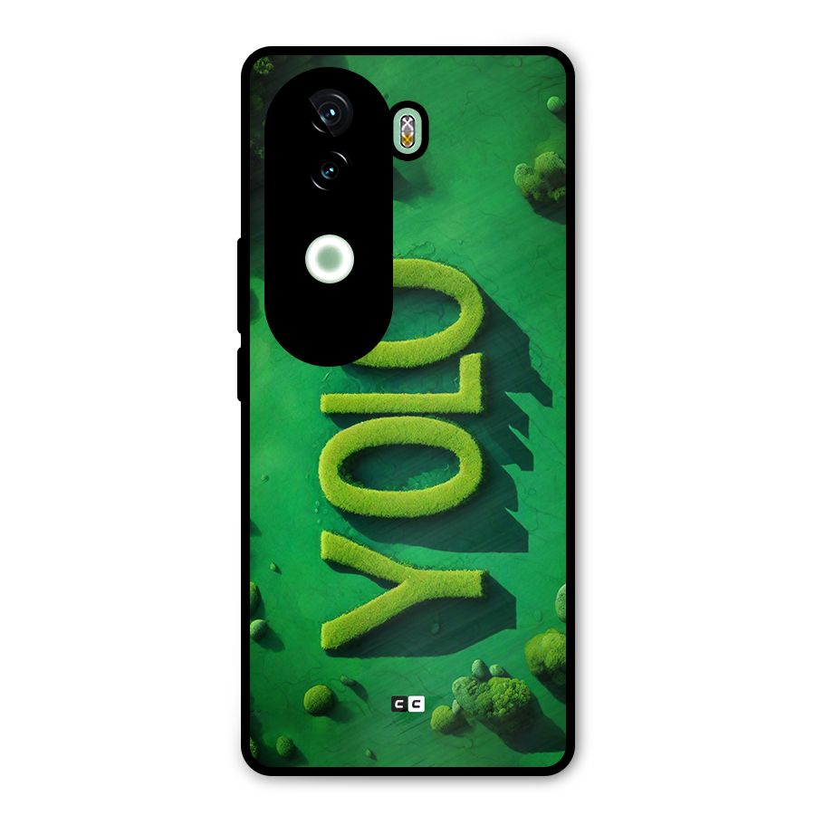 Nature Yolo Metal Back Case for Vivo V40e