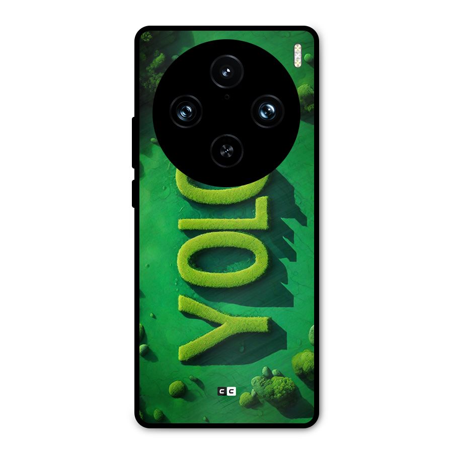 Nature Yolo Metal Back Case for Vivo X100 Pro