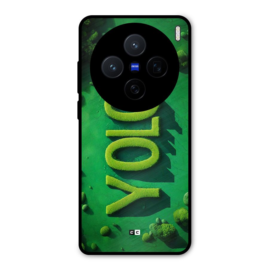 Nature Yolo Metal Back Case for Vivo X200