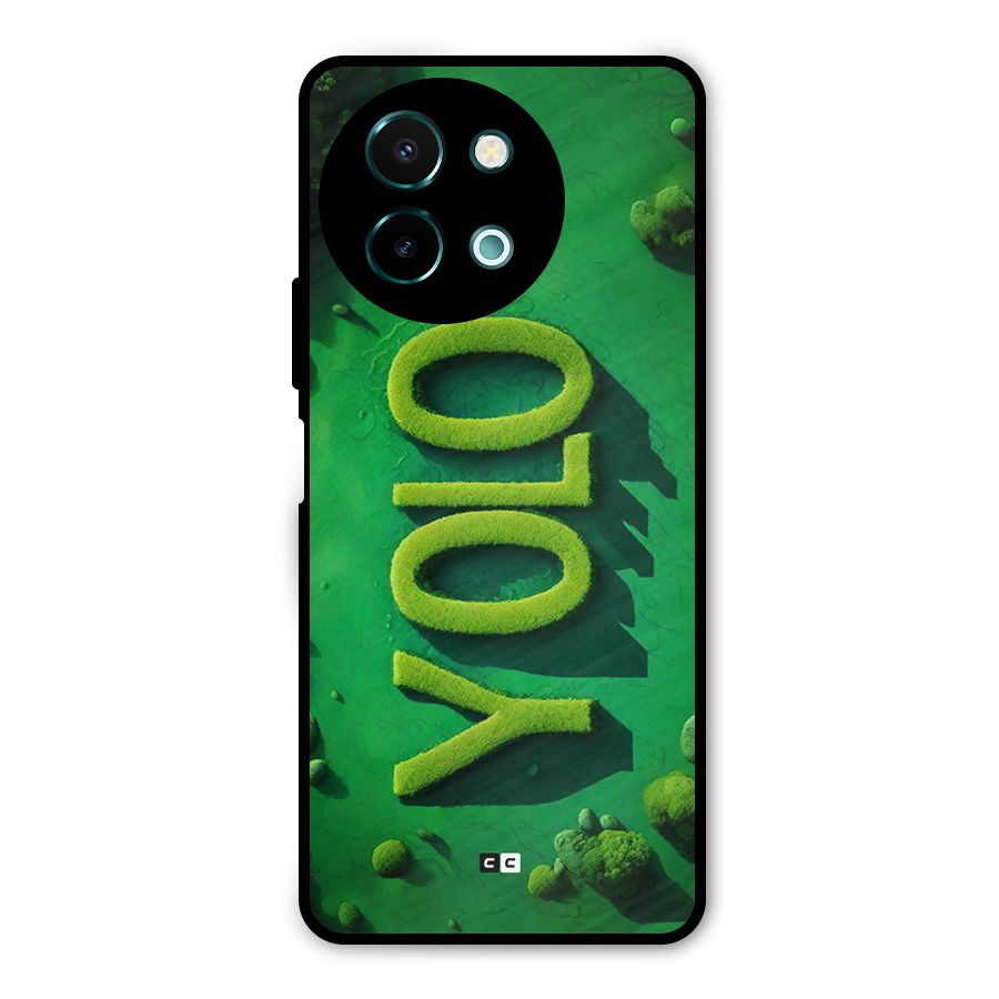 Nature Yolo Metal Back Case for Vivo Y58