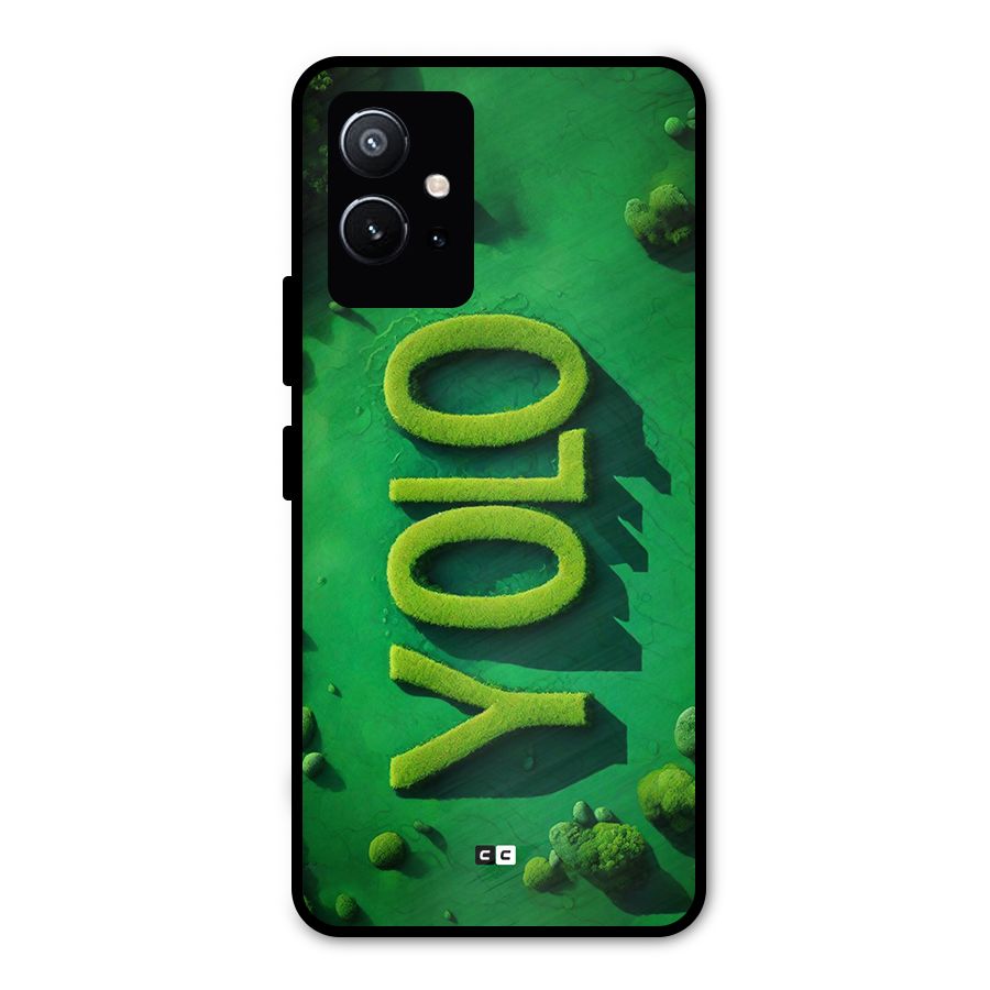 Nature Yolo Metal Back Case for Vivo Y75 5G