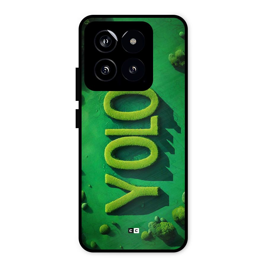 Nature Yolo Metal Back Case for Xiaomi 14