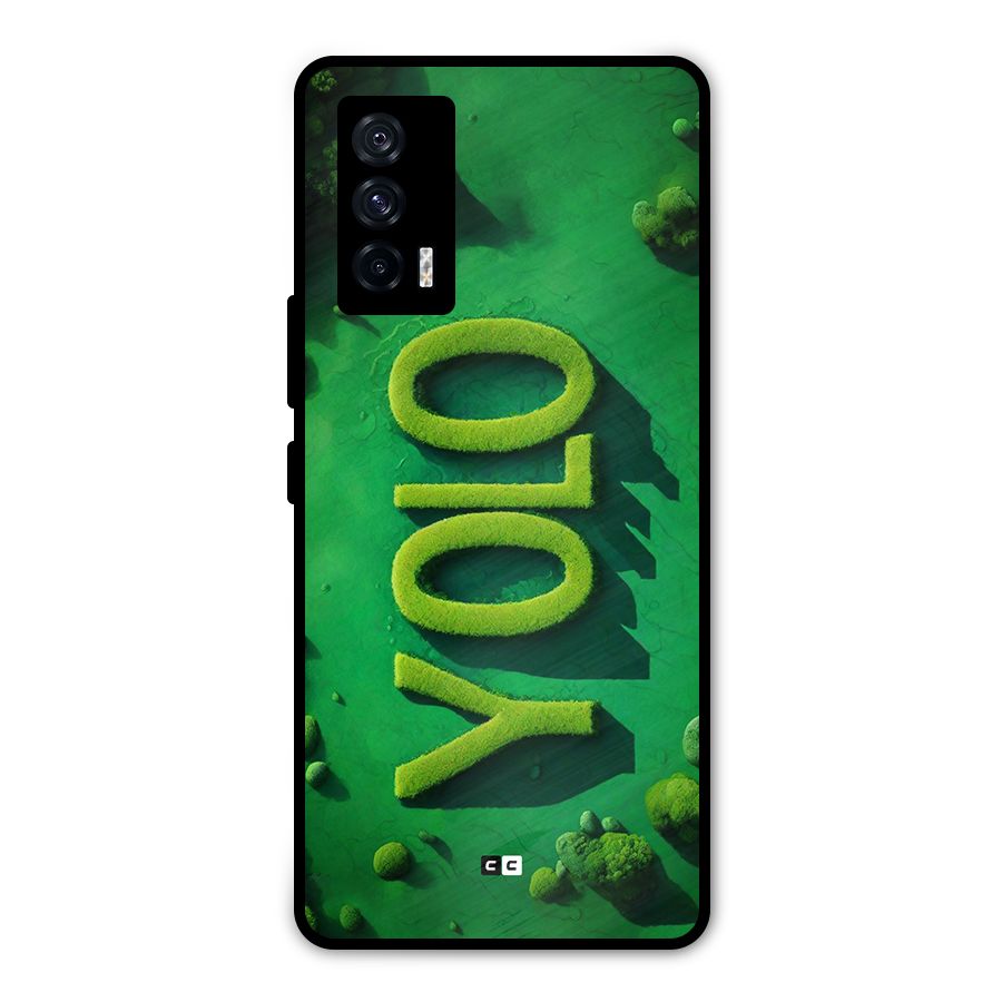 Nature Yolo Metal Back Case for iQOO 7 5G