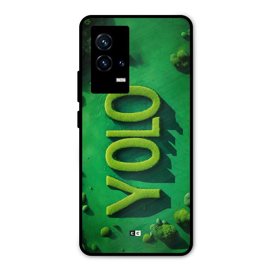Nature Yolo Metal Back Case for iQOO 9 5G