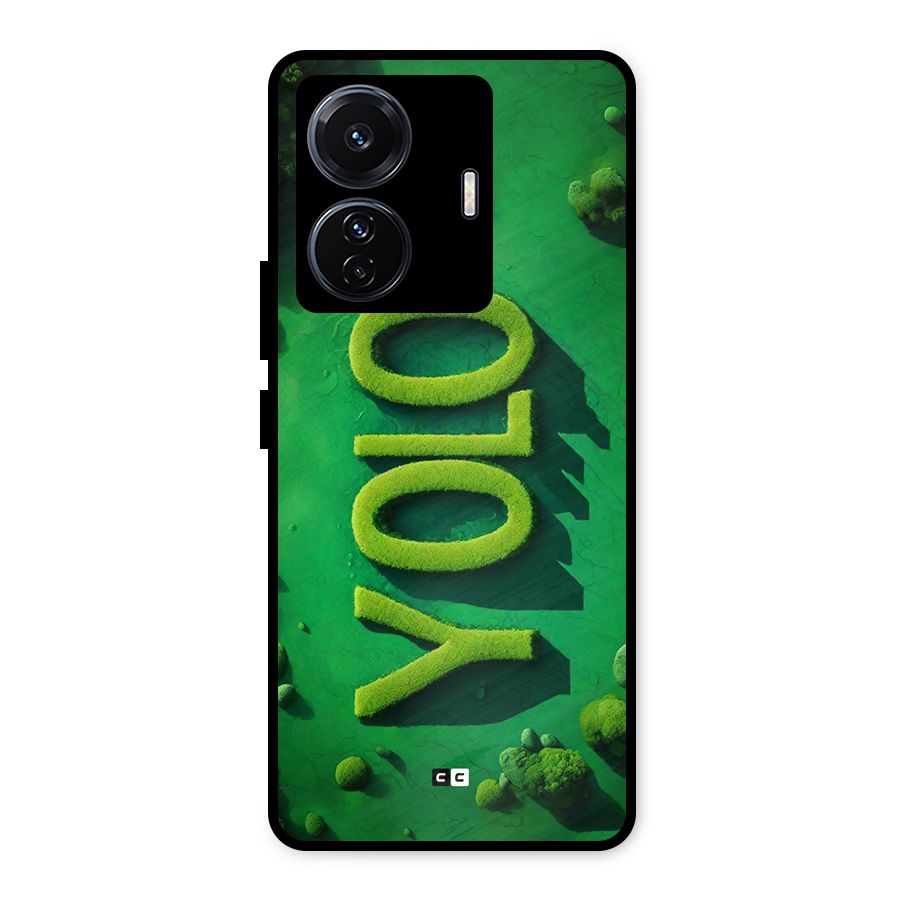 Nature Yolo Metal Back Case for iQOO Z6