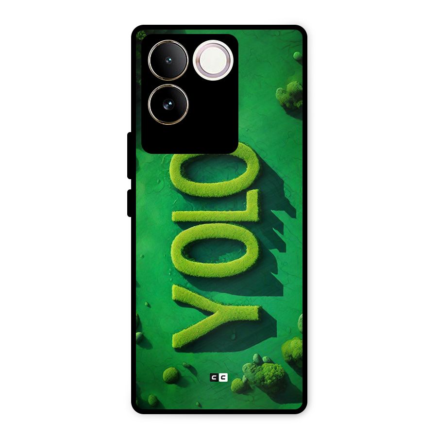 Nature Yolo Metal Back Case for iQOO Z7 Pro