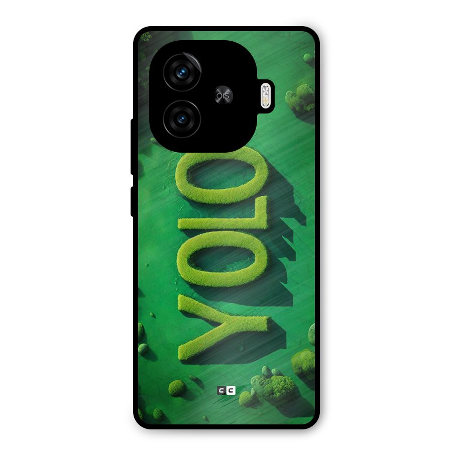 Nature Yolo Metal Back Case for iQOO Z9 Turbo