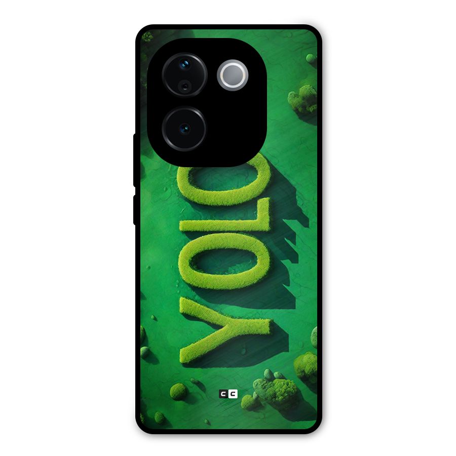 Nature Yolo Metal Back Case for iQOO Z9s Pro