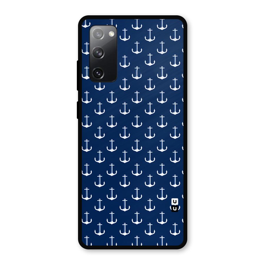 Nautical Pattern Metal Back Case for Galaxy S20 FE