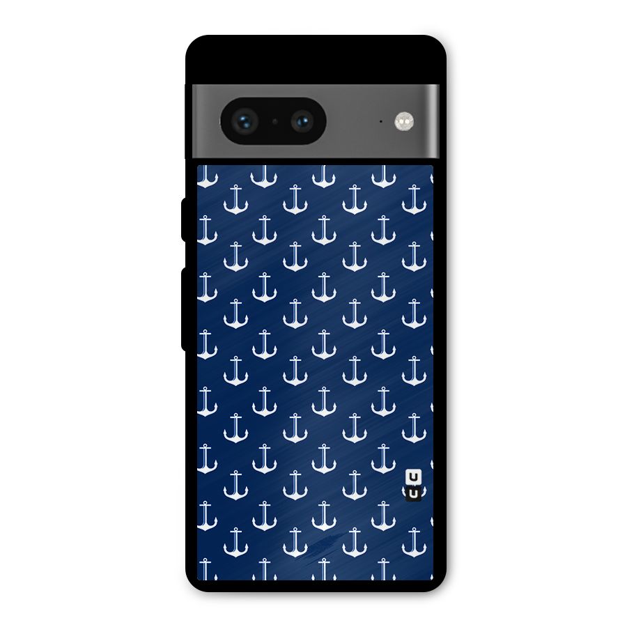 Nautical Pattern Metal Back Case for Google Pixel 7