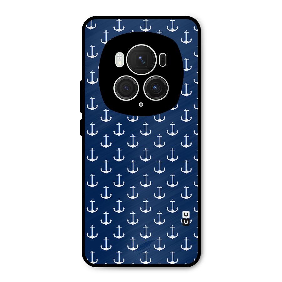 Nautical Pattern Metal Back Case for Honor Magic6 Pro