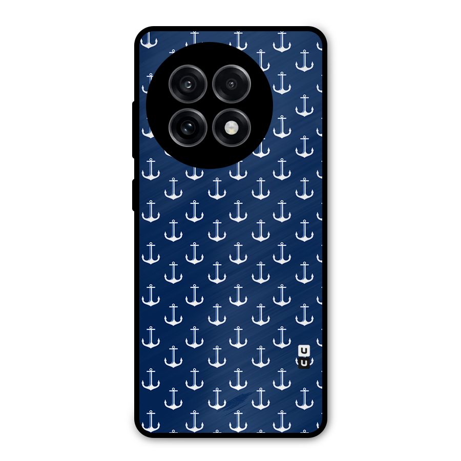 Nautical Pattern Metal Back Case for OnePlus 13R