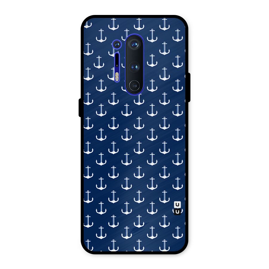 Nautical Pattern Metal Back Case for OnePlus 8 Pro