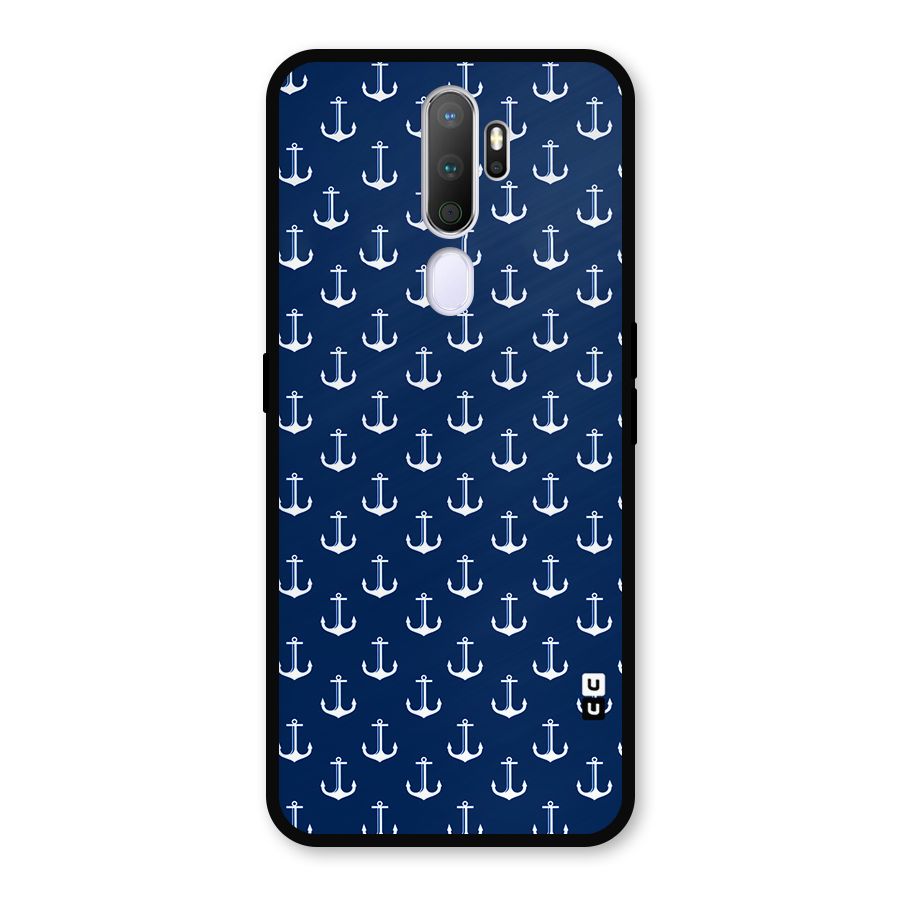 Nautical Pattern Metal Back Case for Oppo A9 (2020)