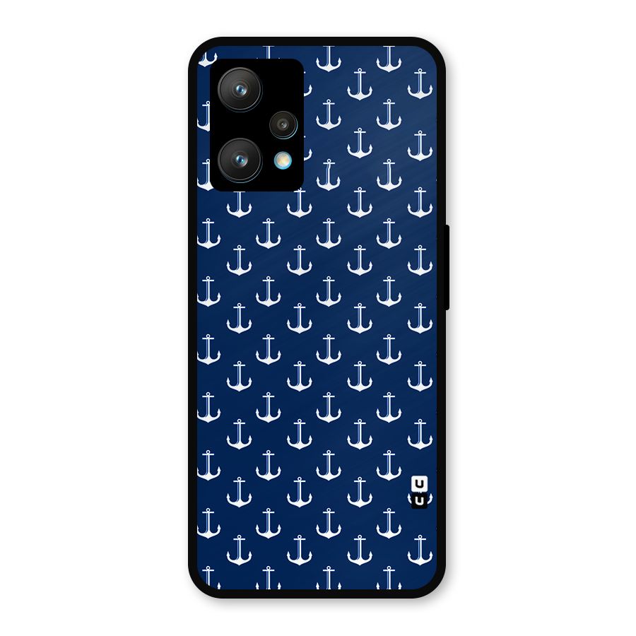 Nautical Pattern Metal Back Case for Realme 9