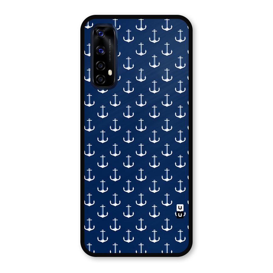 Nautical Pattern Metal Back Case for Realme Narzo 20 Pro