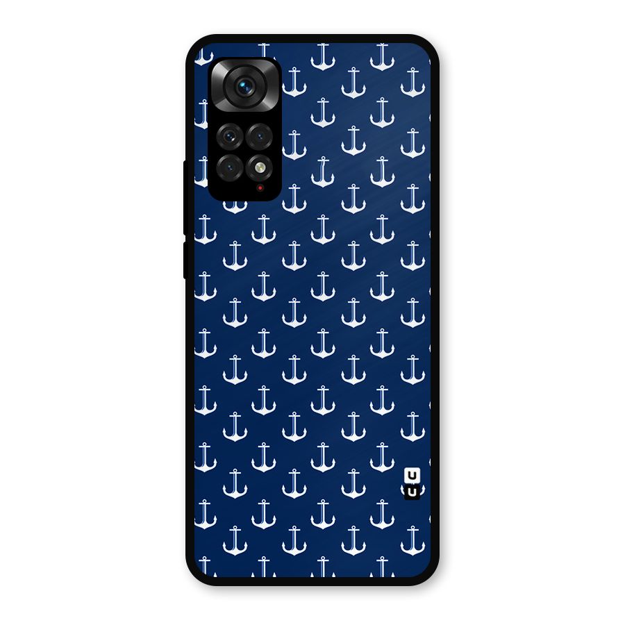 Nautical Pattern Metal Back Case for Redmi Note 11s