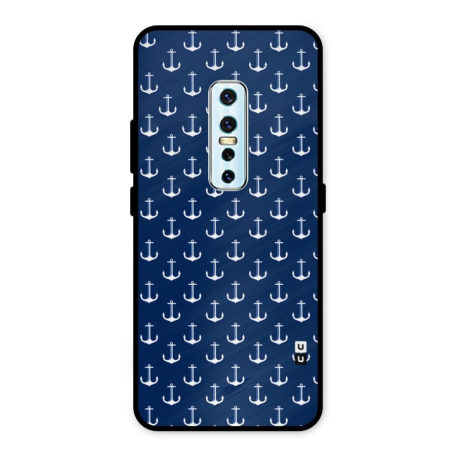 Nautical Pattern Metal Back Case for Vivo V17 Pro