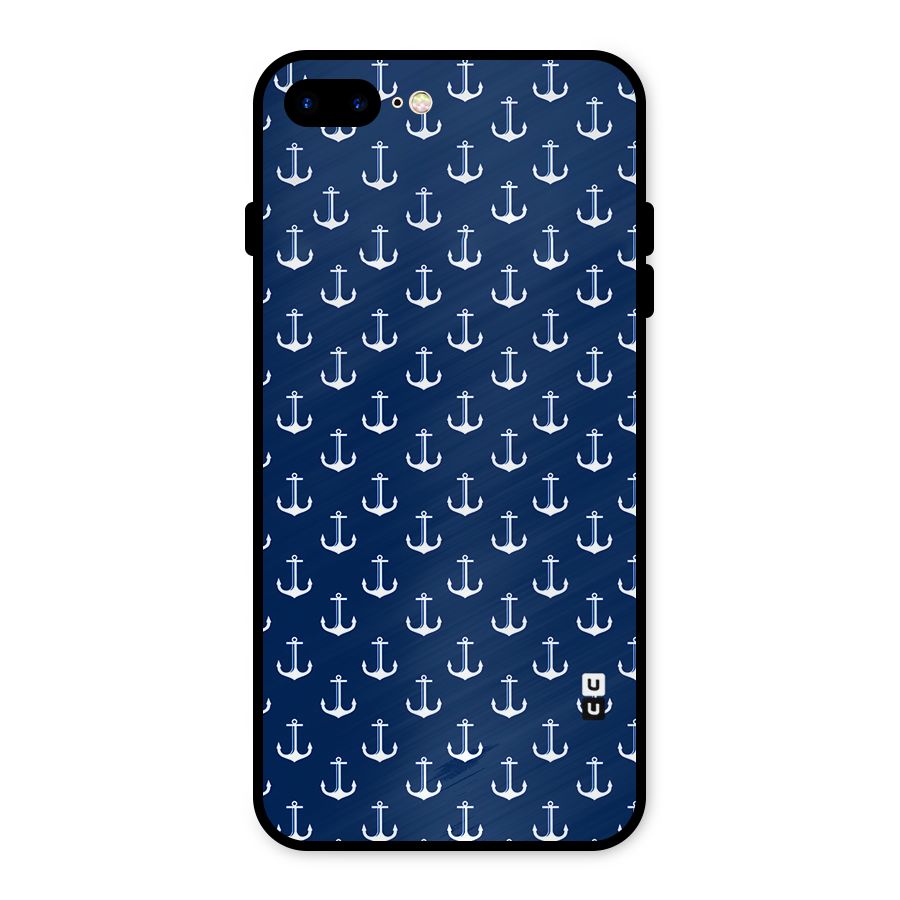 Nautical Pattern Metal Back Case for iPhone 7 Plus