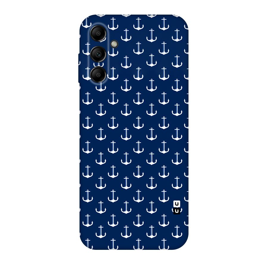 Nautical Pattern Original Polycarbonate Back Case for Galaxy A14 5G