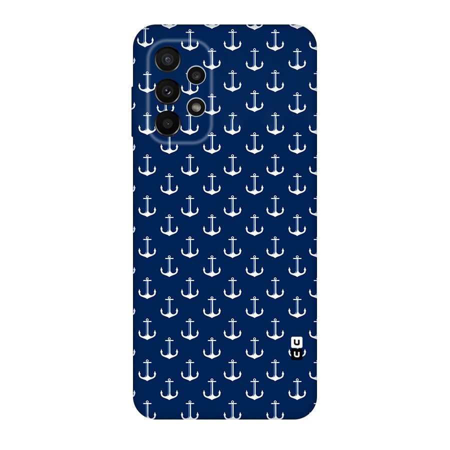 Nautical Pattern Original Polycarbonate Back Case for Galaxy A23