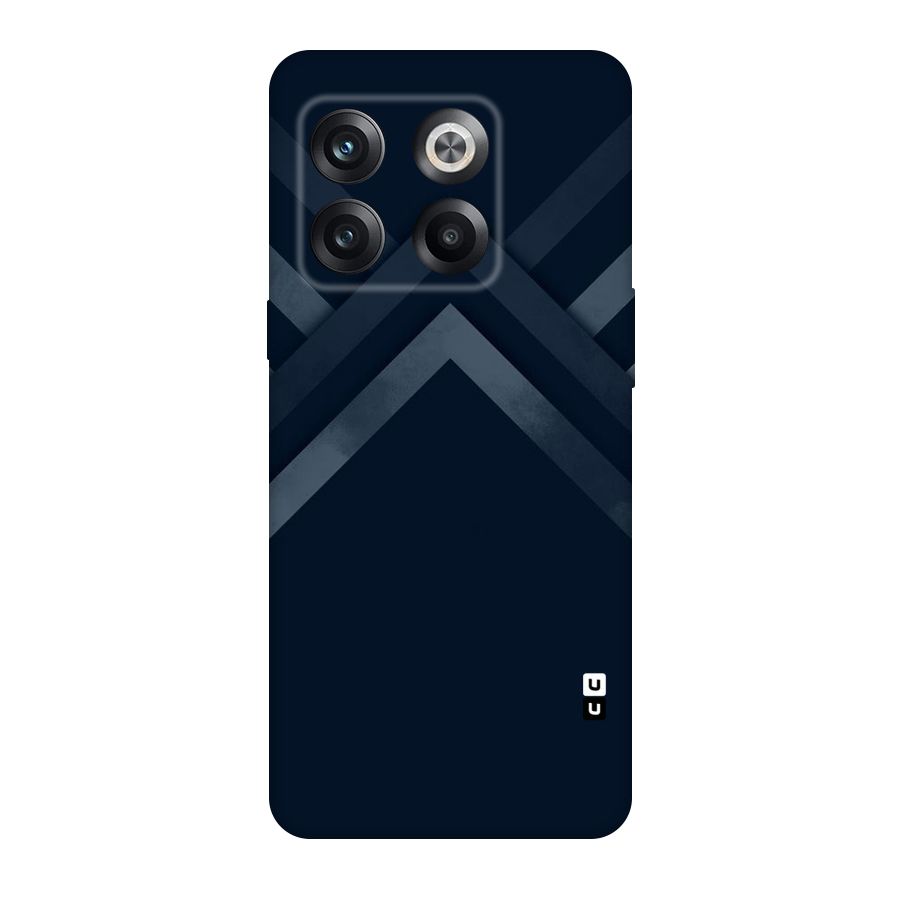 Navy Blue Arrow Original Polycarbonate Back Case for OnePlus 10T