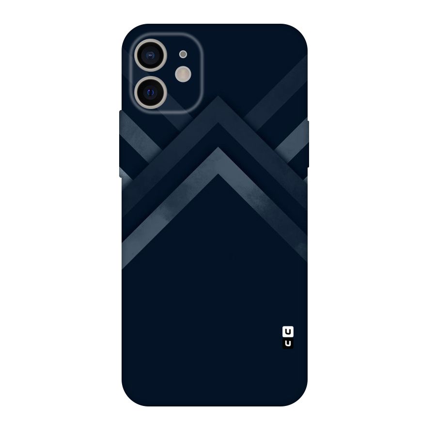 Navy Blue Arrow Original Polycarbonate Back Case for iPhone 11
