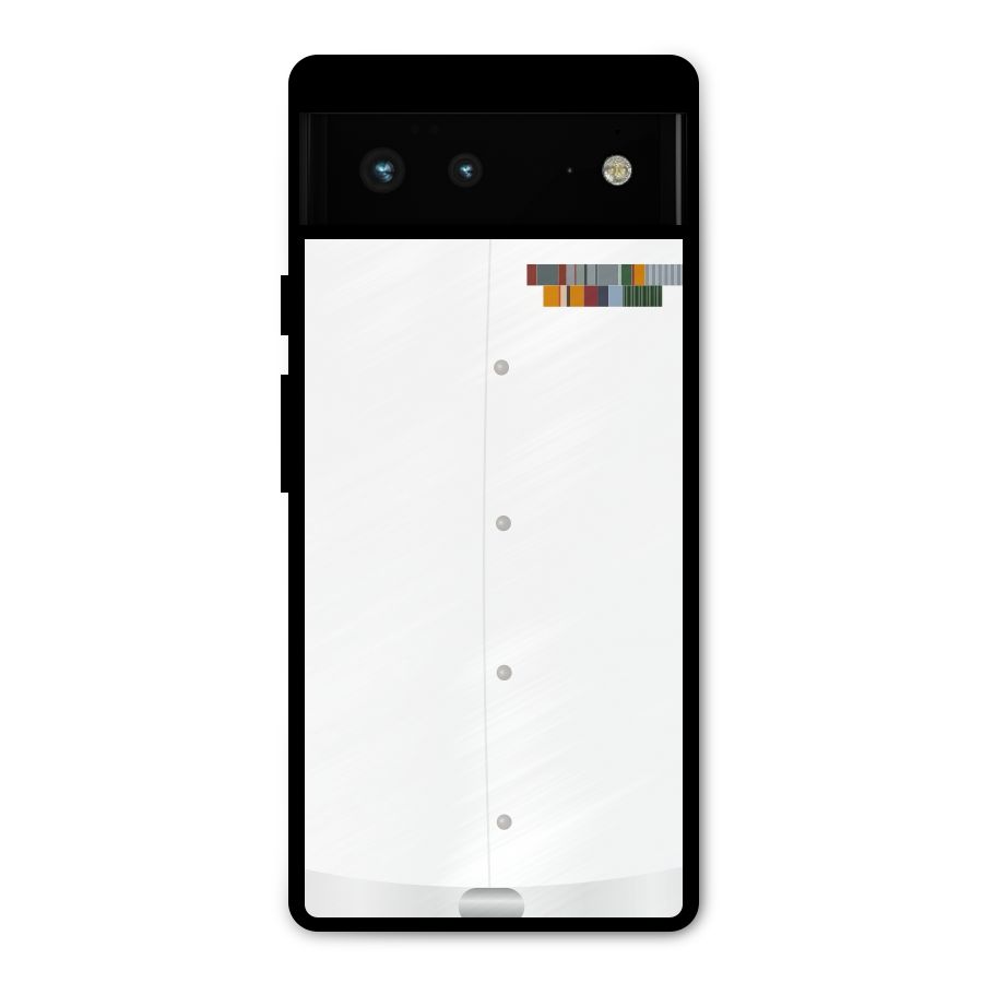 Navy Uniform Metal Back Case for Google Pixel 6
