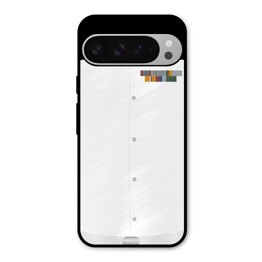 Navy Uniform Metal Back Case for Google Pixel 9 Pro XL