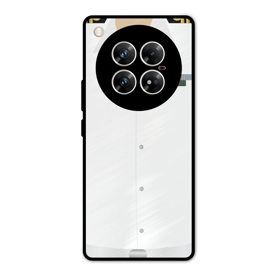 Navy Uniform Metal Back Case for Infinix Zero 40 5G