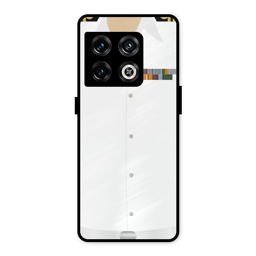 Navy Uniform Metal Back Case for OnePlus 10 Pro 5G