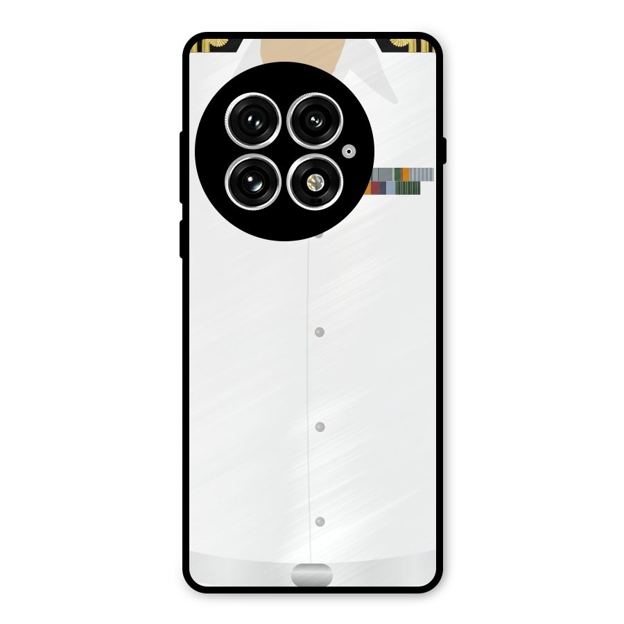Navy Uniform Metal Back Case for OnePlus 13