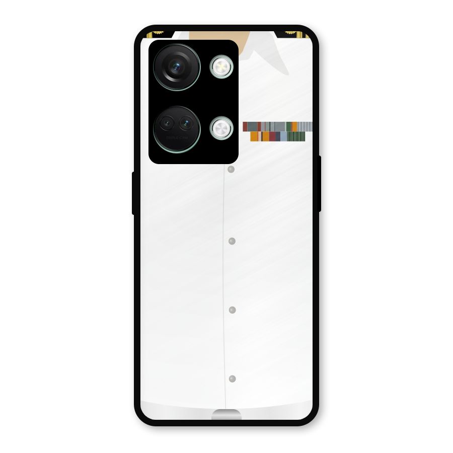 Navy Uniform Metal Back Case for OnePlus Nord 3