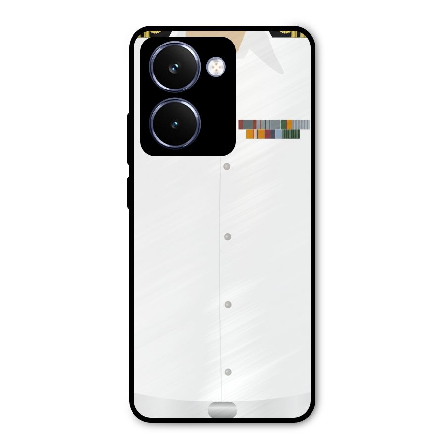 Navy Uniform Metal Back Case for Realme P3 Ultra