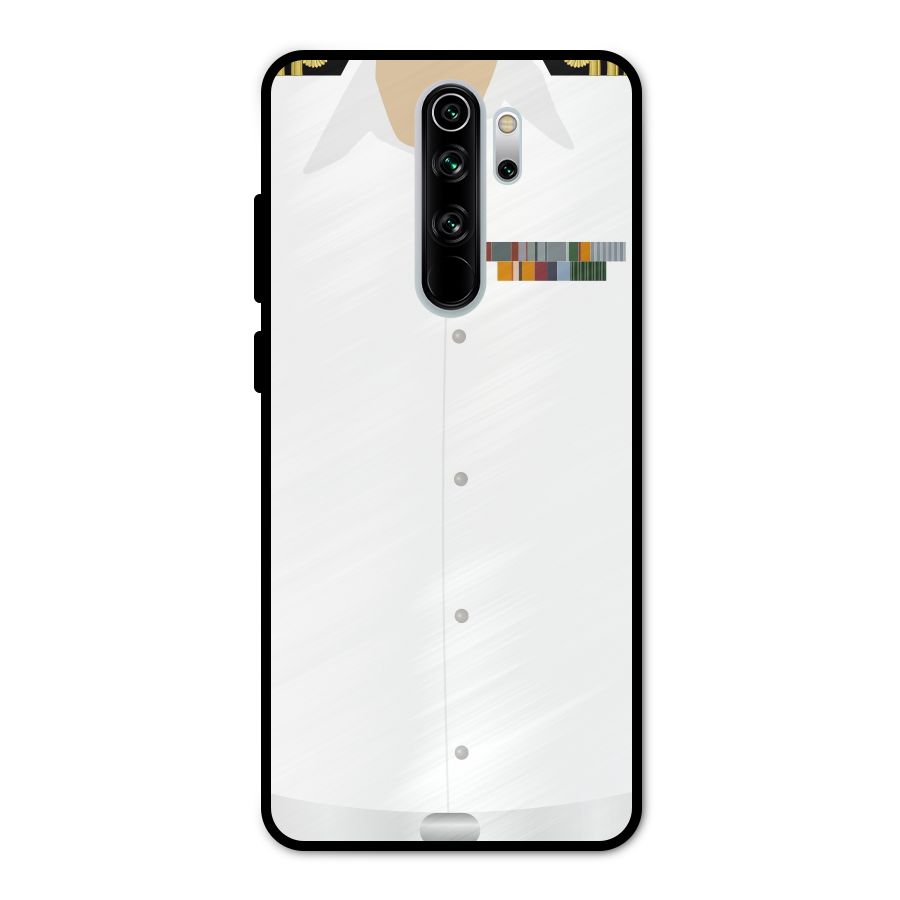 Navy Uniform Metal Back Case for Redmi Note 8 Pro