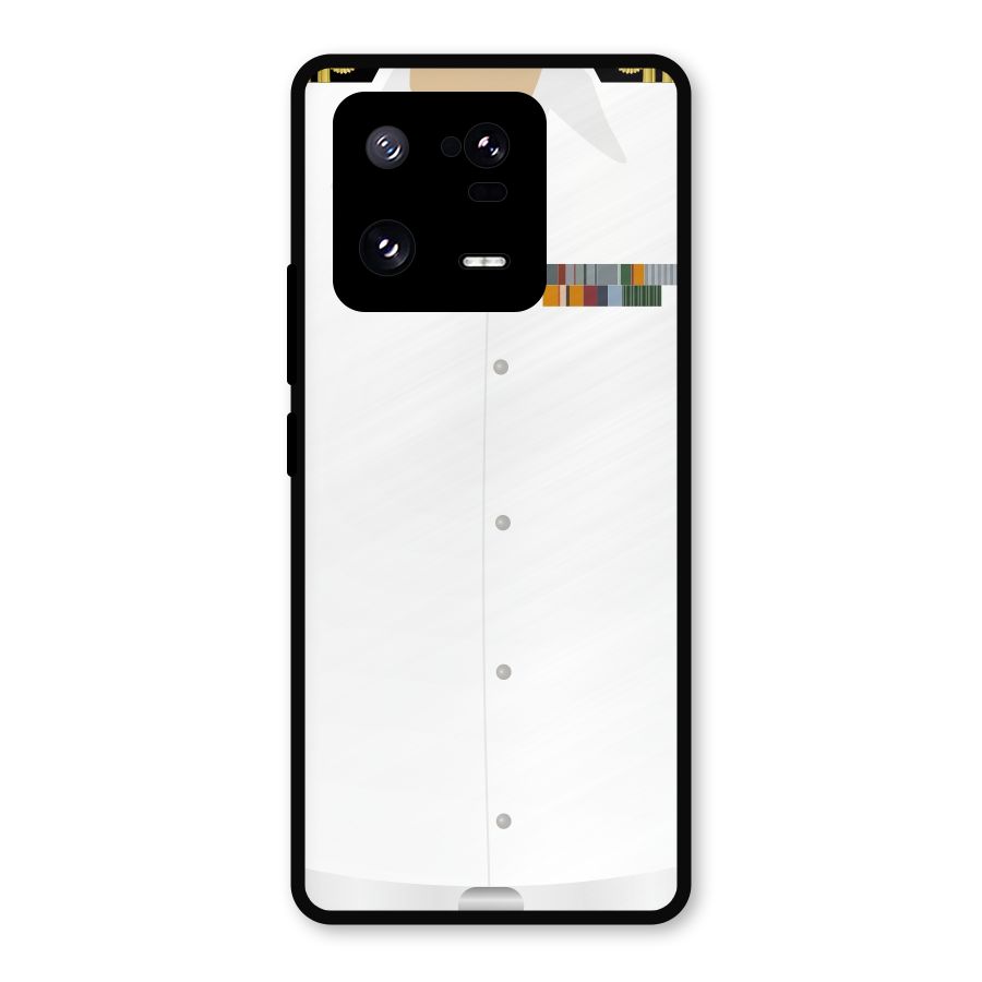 Navy Uniform Metal Back Case for Xiaomi 13 Pro