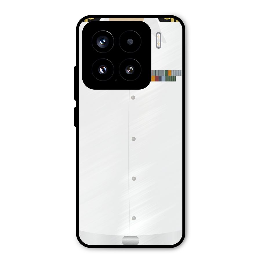 Navy Uniform Metal Back Case for Xiaomi 15