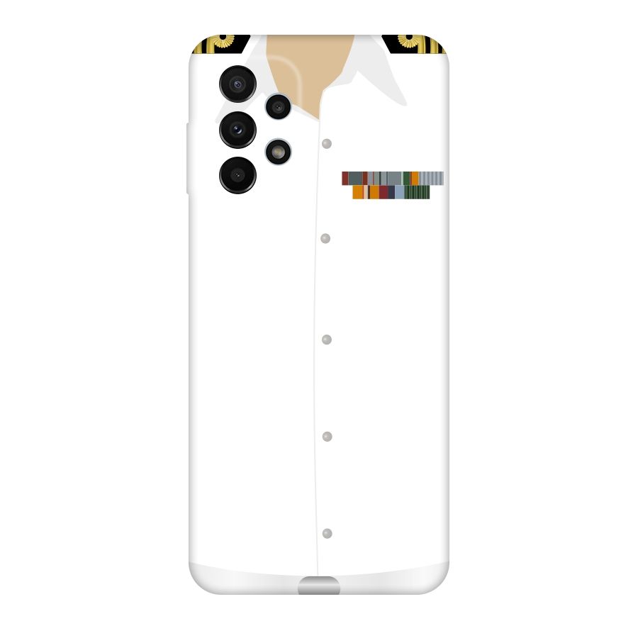 Navy Uniform Original Polycarbonate Back Case for Galaxy A23
