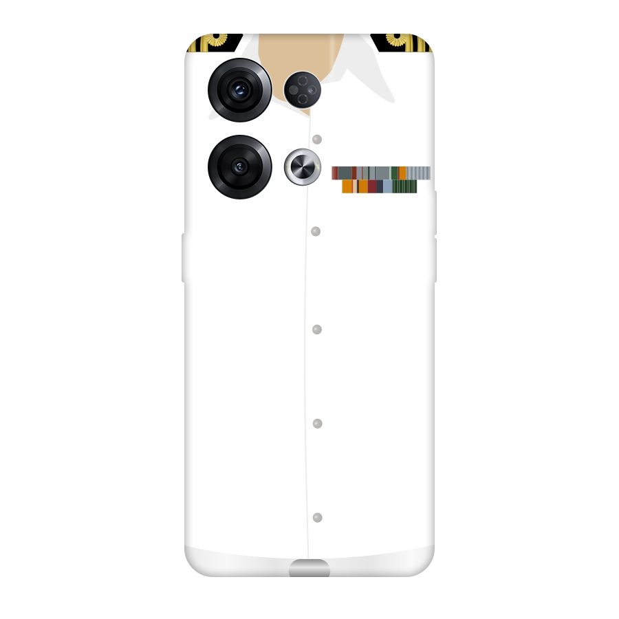 Navy Uniform Original Polycarbonate Back Case for Oppo Reno8 Pro 5G